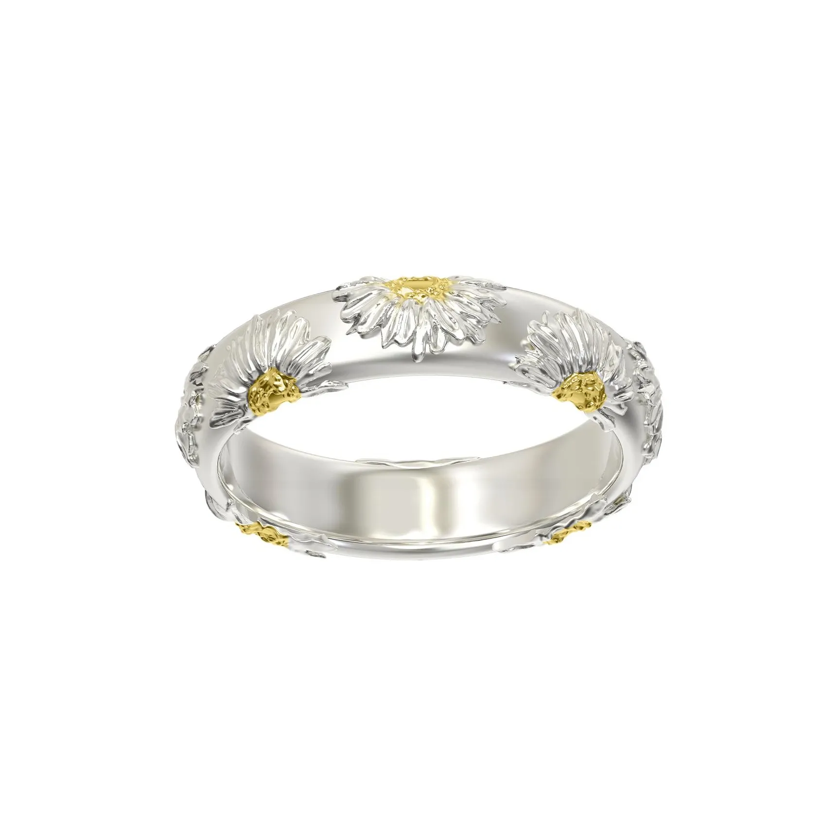 Mouhooland 925 стерлинговое серебро покрытие белым золотом 925 стерлинговое серебро покрытие 18K золотом кольца унисекс