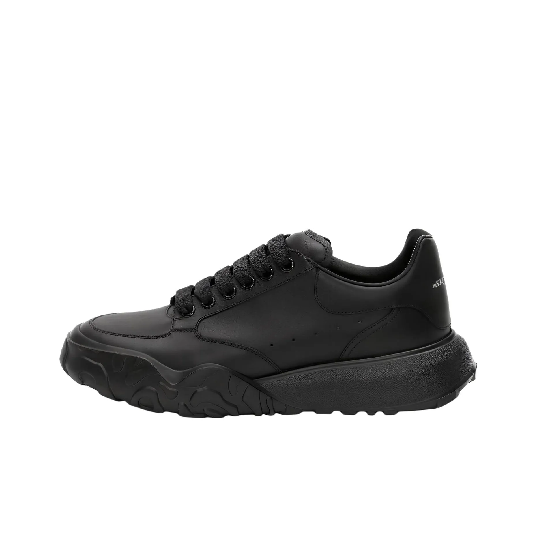 Alexander McQueen Court Trainer Casual Shoes Men Low Top Black