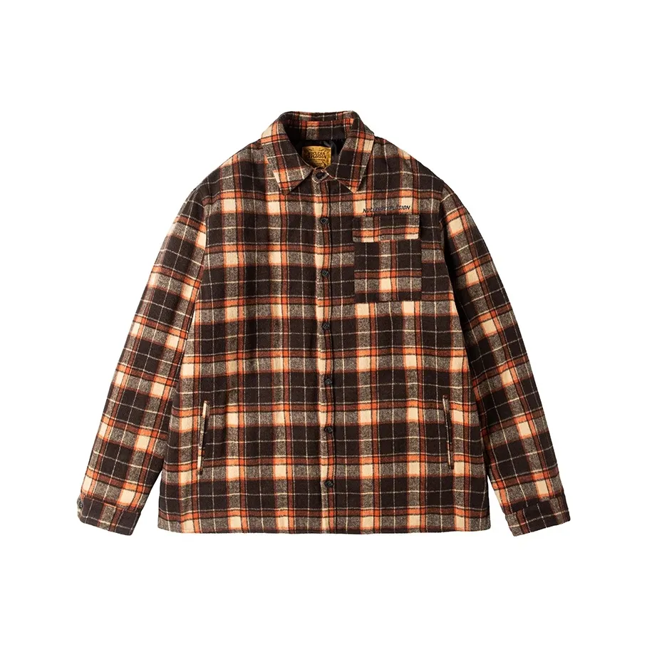 NUCLEAR EXPLOSION Длинный рукав Повседневный хлопковый пуховик Мужской