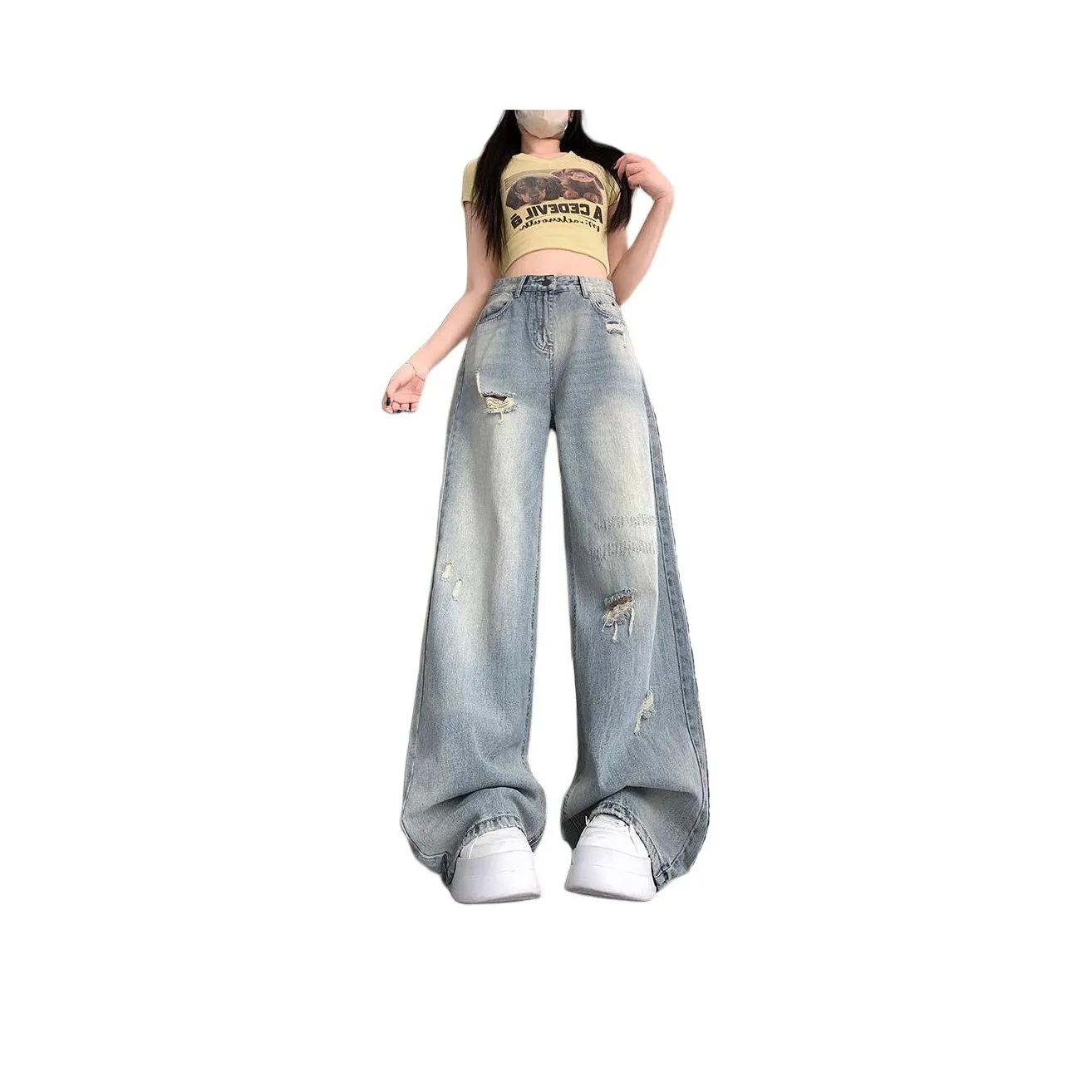 RAMPAGE Винтажные синие женские джинсы