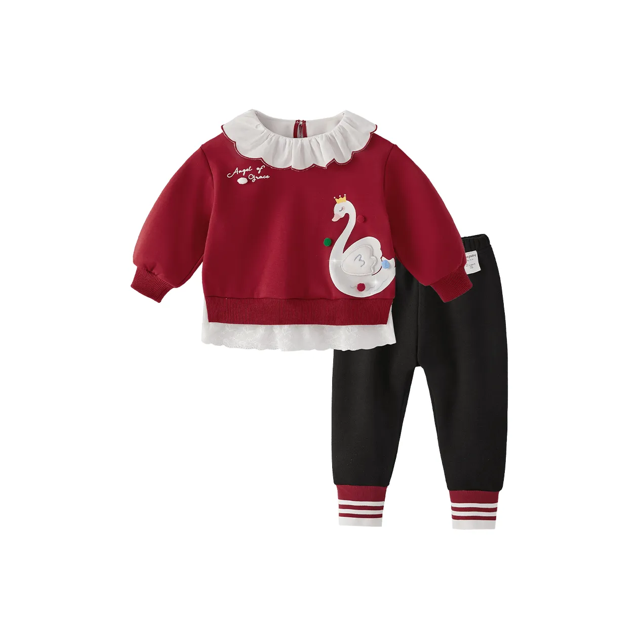 JELLYBABY 3D-эффект Крылья Толстовка Тренировочные брюки Комплект одежды