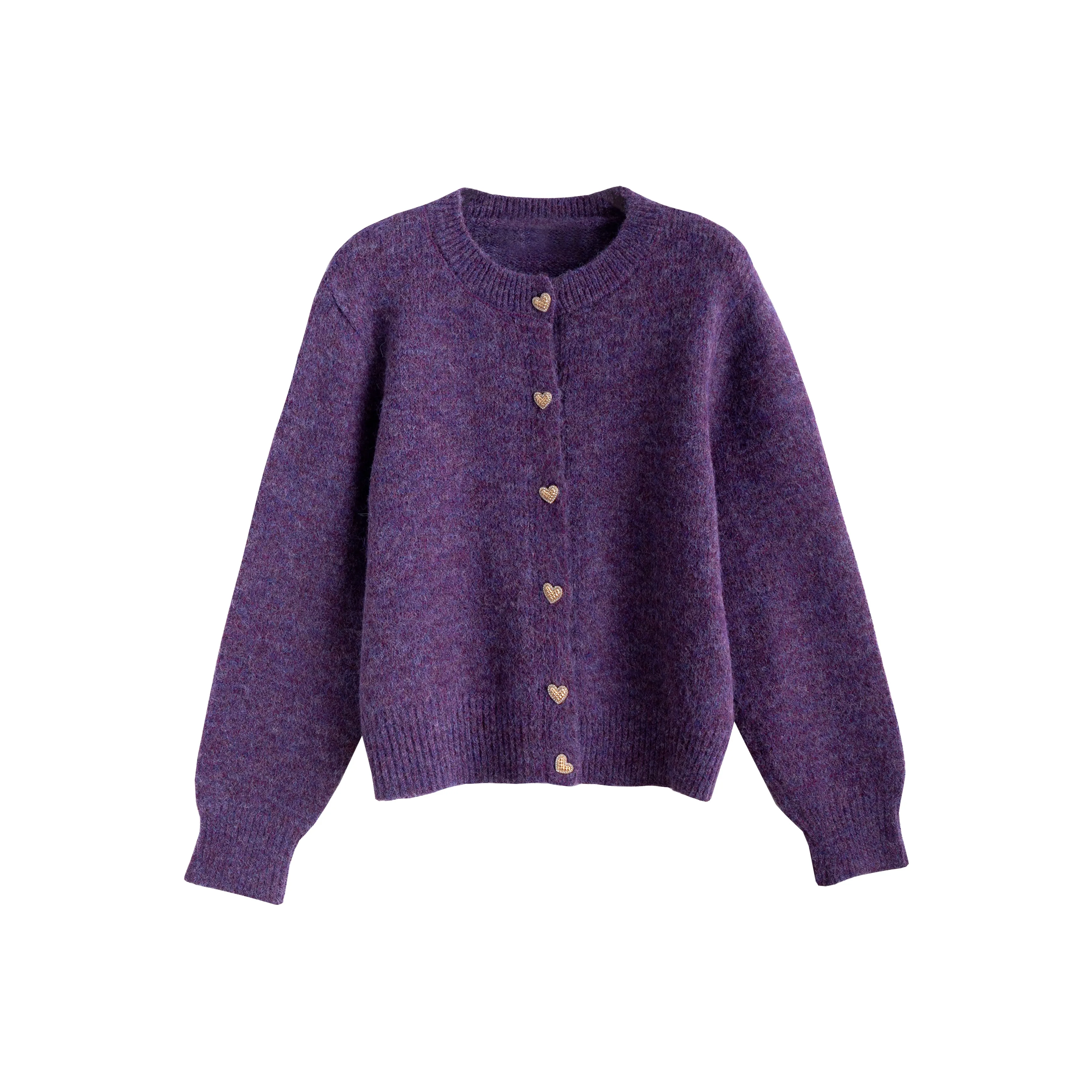 Tonlion Винтаж Фиолетовый Женский Трикотаж