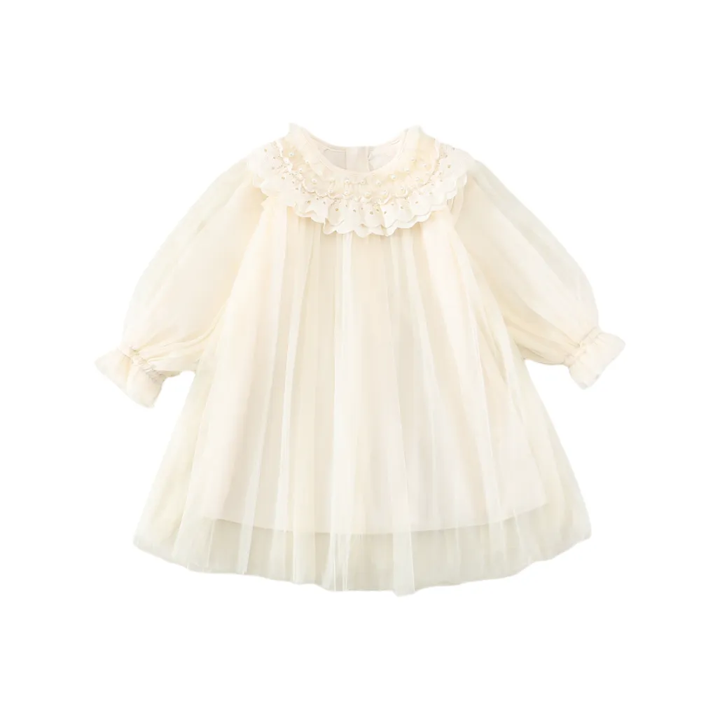 SUPEREDGE Бежевый Платья для девочек