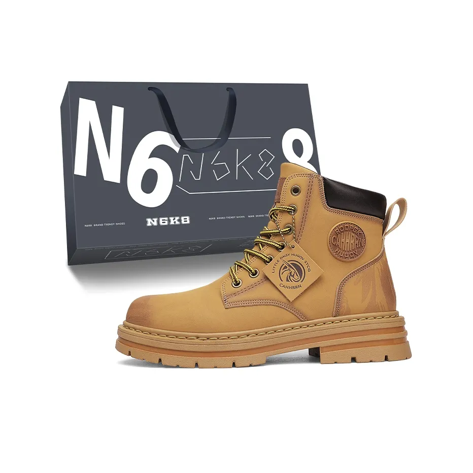 N6K8 Martin Boots Yellow Men's