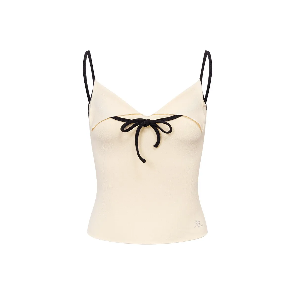 Ariseism С рюшами на подоле Топ на бретелях Женский Летний Облегающий крой Топ Женский