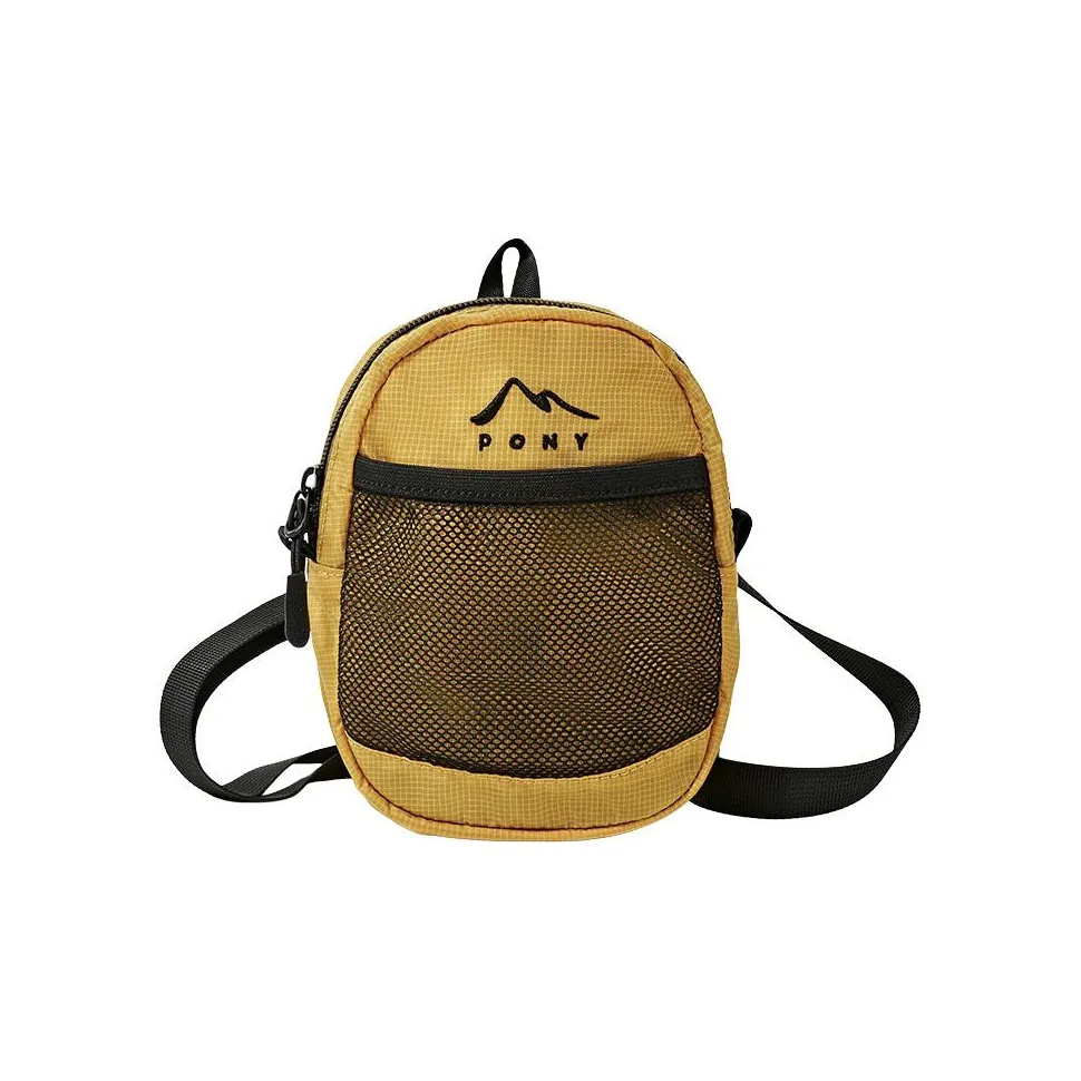 PONY Водонепроницаемый тканевый на открытом воздухе ручная сумка сумка через плечо стандартная унисекс земляной желтый