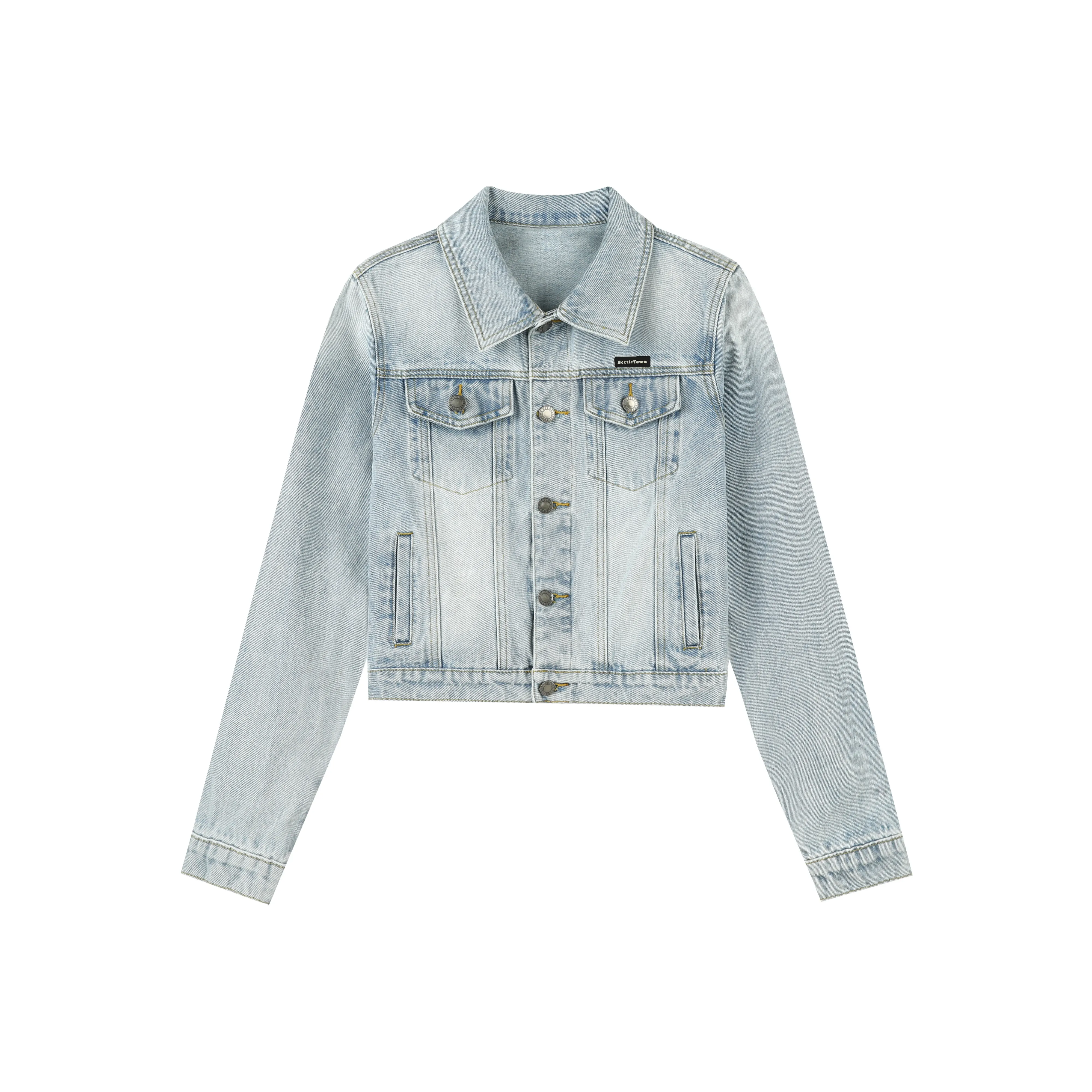 BEETLE TOWN Джинсовая куртка унисекс