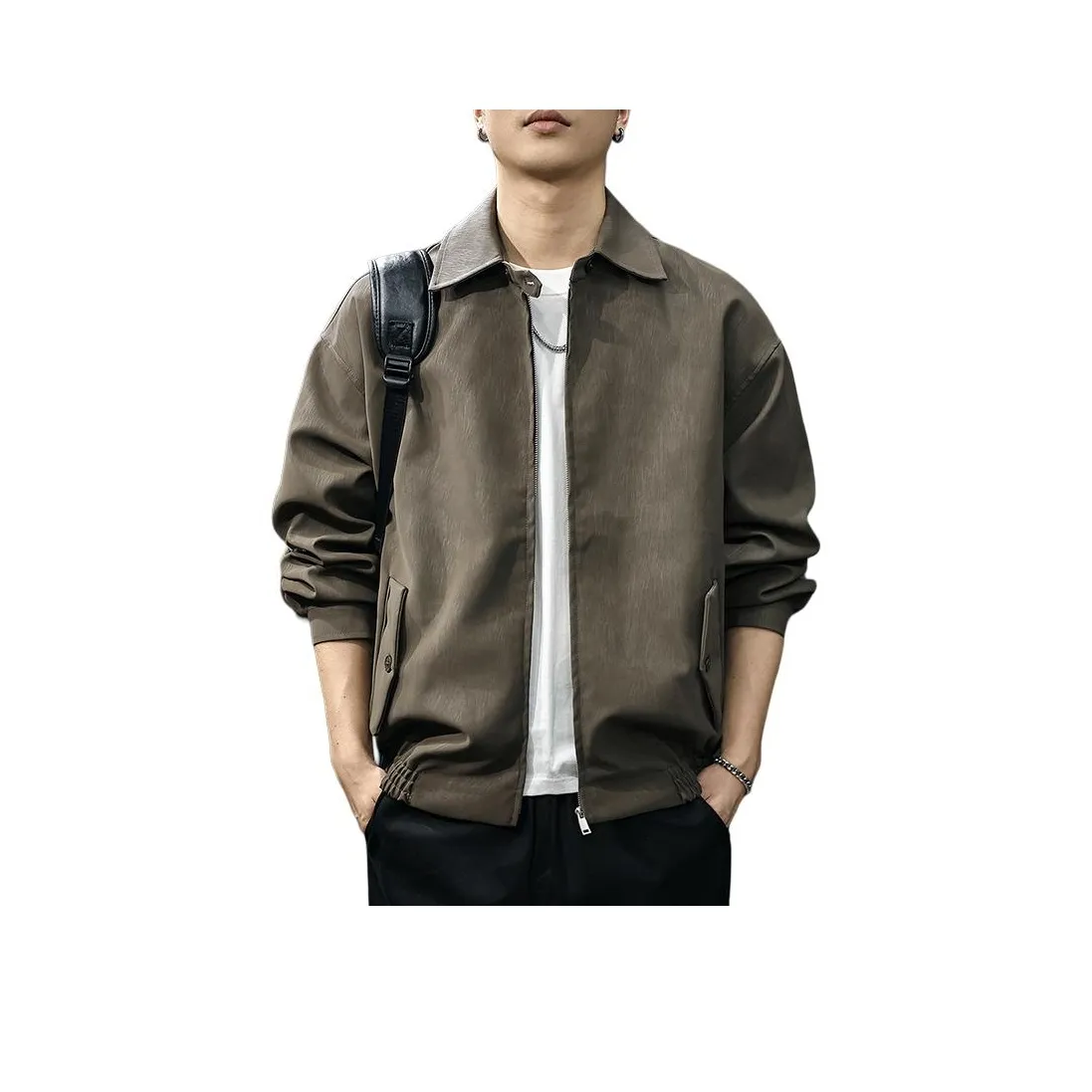 QIANJINNIU Кожа Куртка Мужская