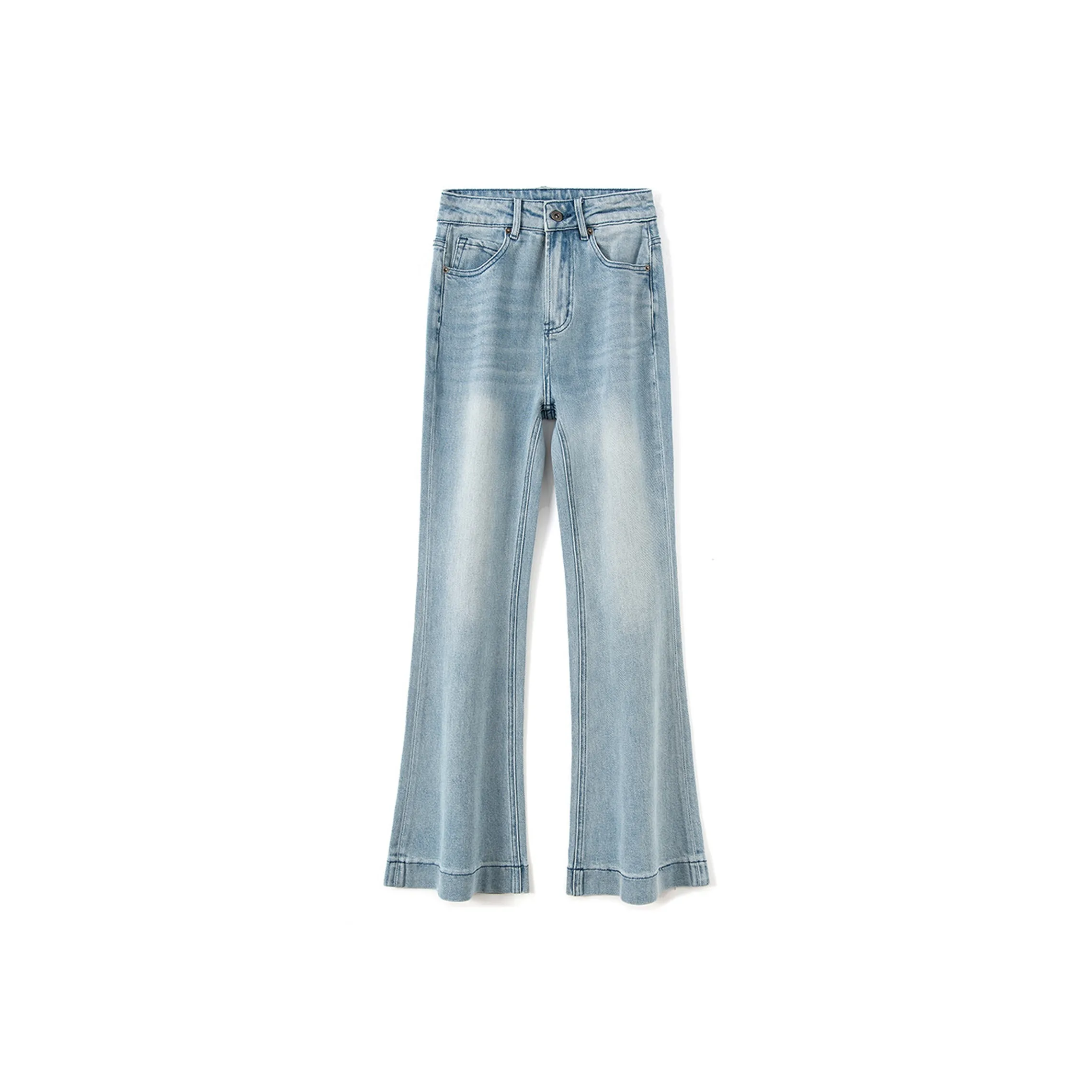 Devanro Светло-зеленый ледяной синий женские джинсы