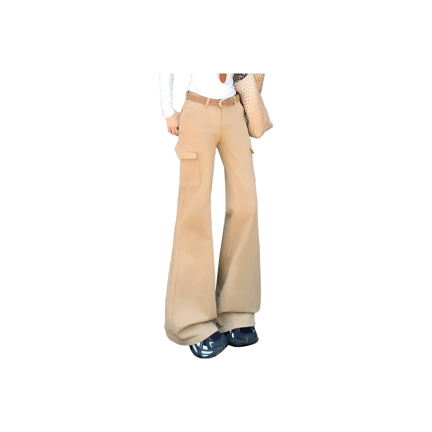 мм Khaki Unisex Jeans