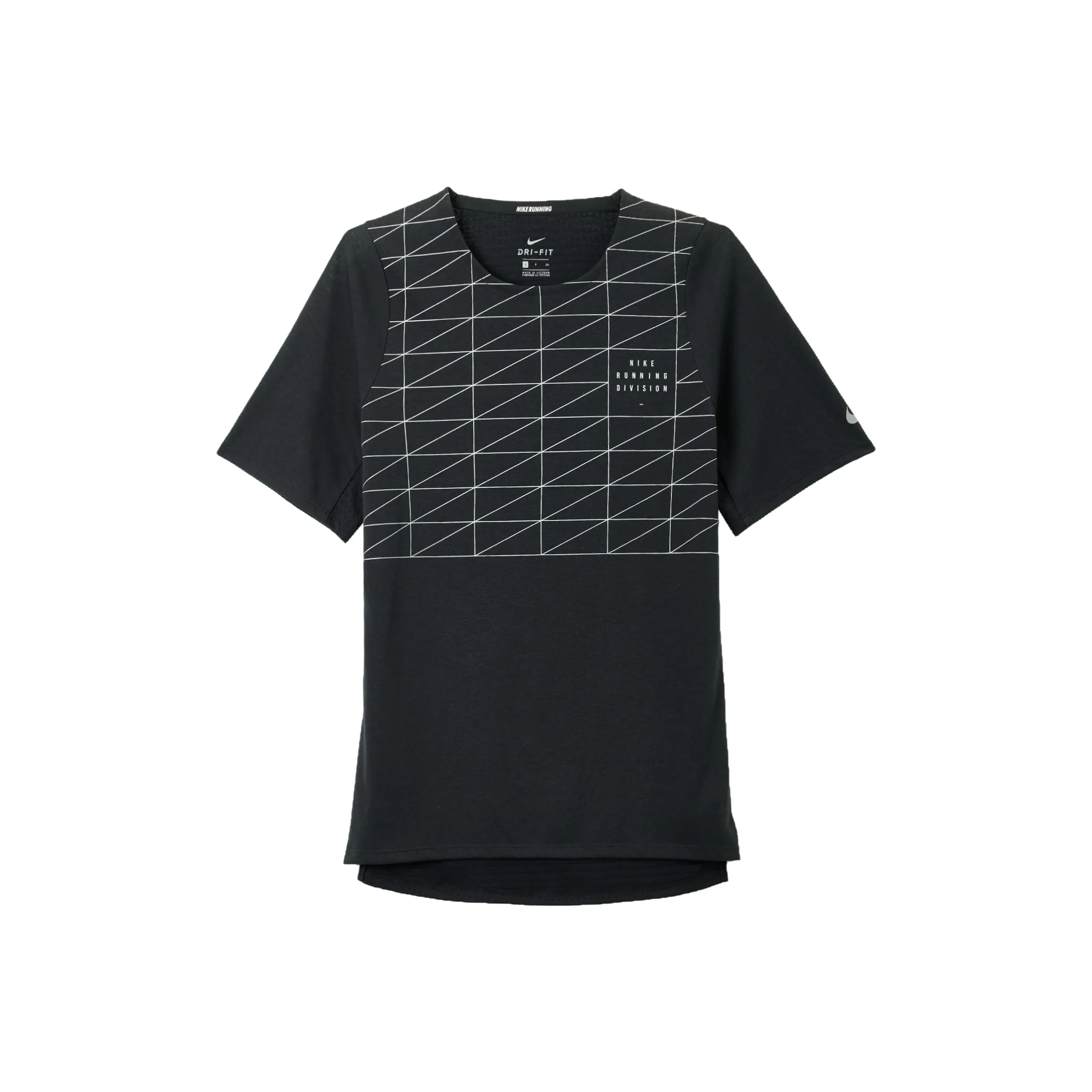nike RISE 365 RUN Division Flash Running T-Shirt Men's Black