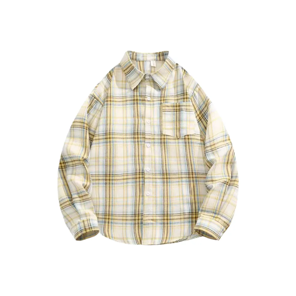 CAT'S PAW Желтая Унисекс Рубашка