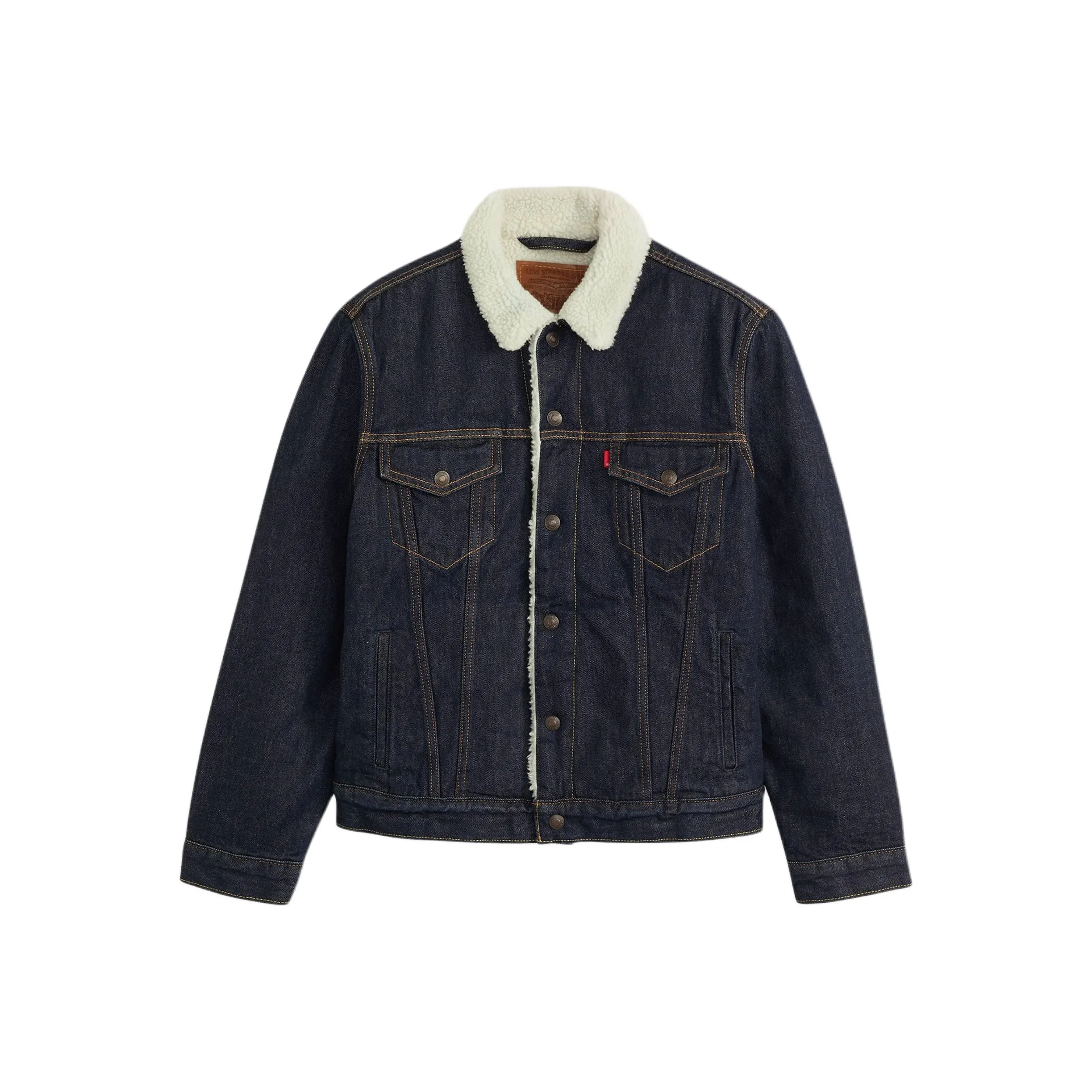 Levis Темно-синий Мужской Джинсовые куртки