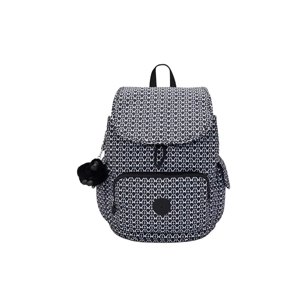 Kipling Полиэстер Рюкзак Большой Женские Черный Белый