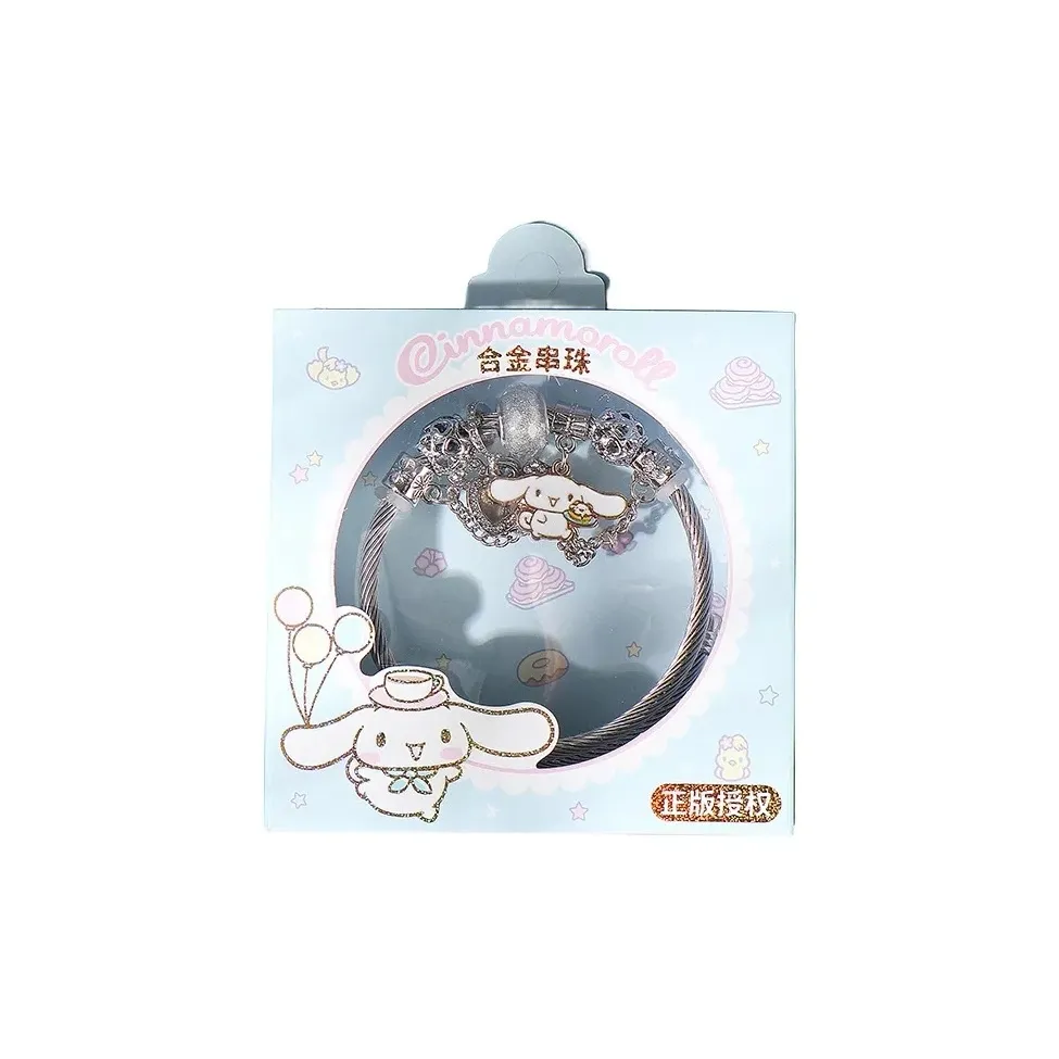 FIRST PARTY Cinnamoroll Kuromi My Melody Kuromi Сплав Браслет Браслет с бусинами Шкатулка для украшений Мерч по IP