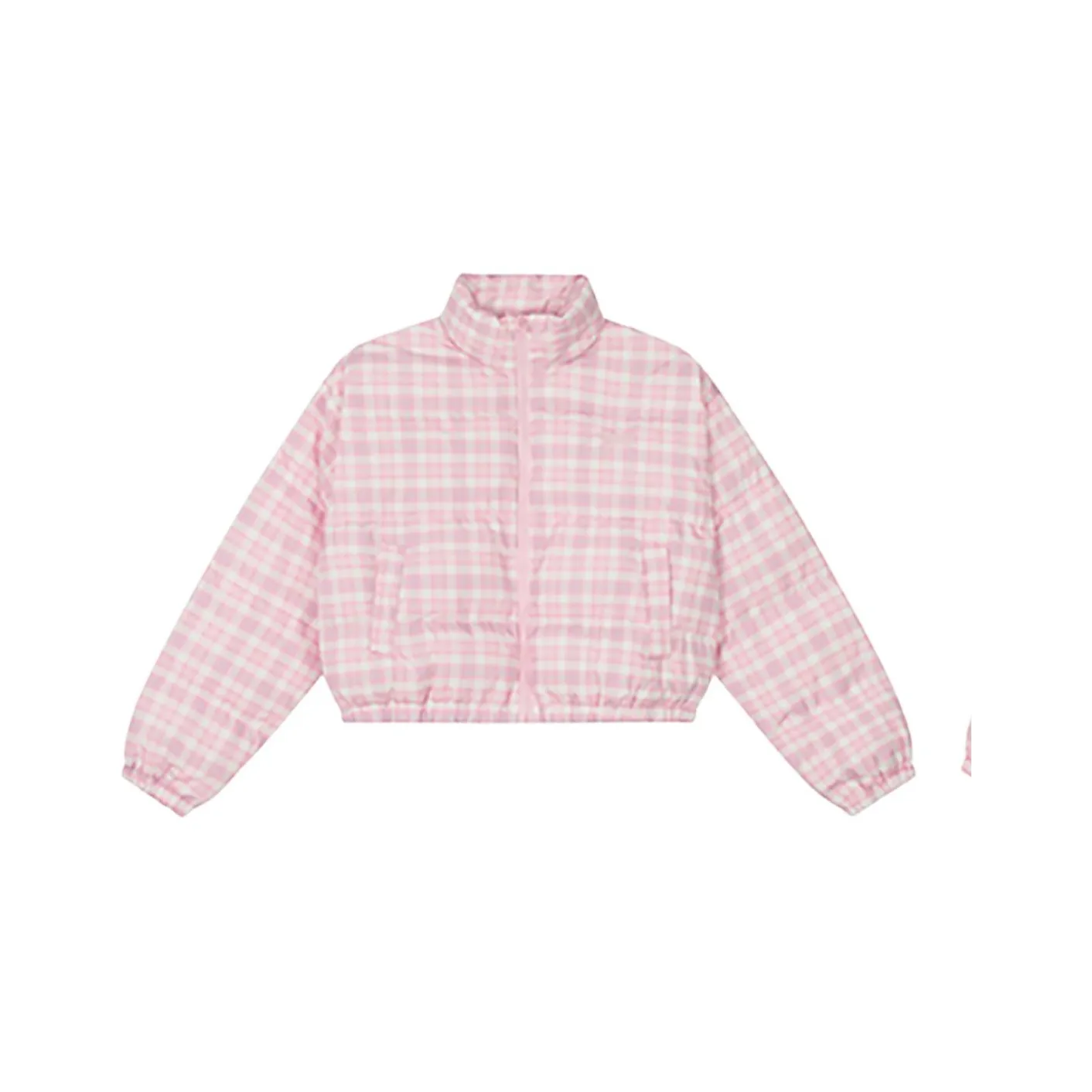ADXKM Розовая клетка Женские пуховики