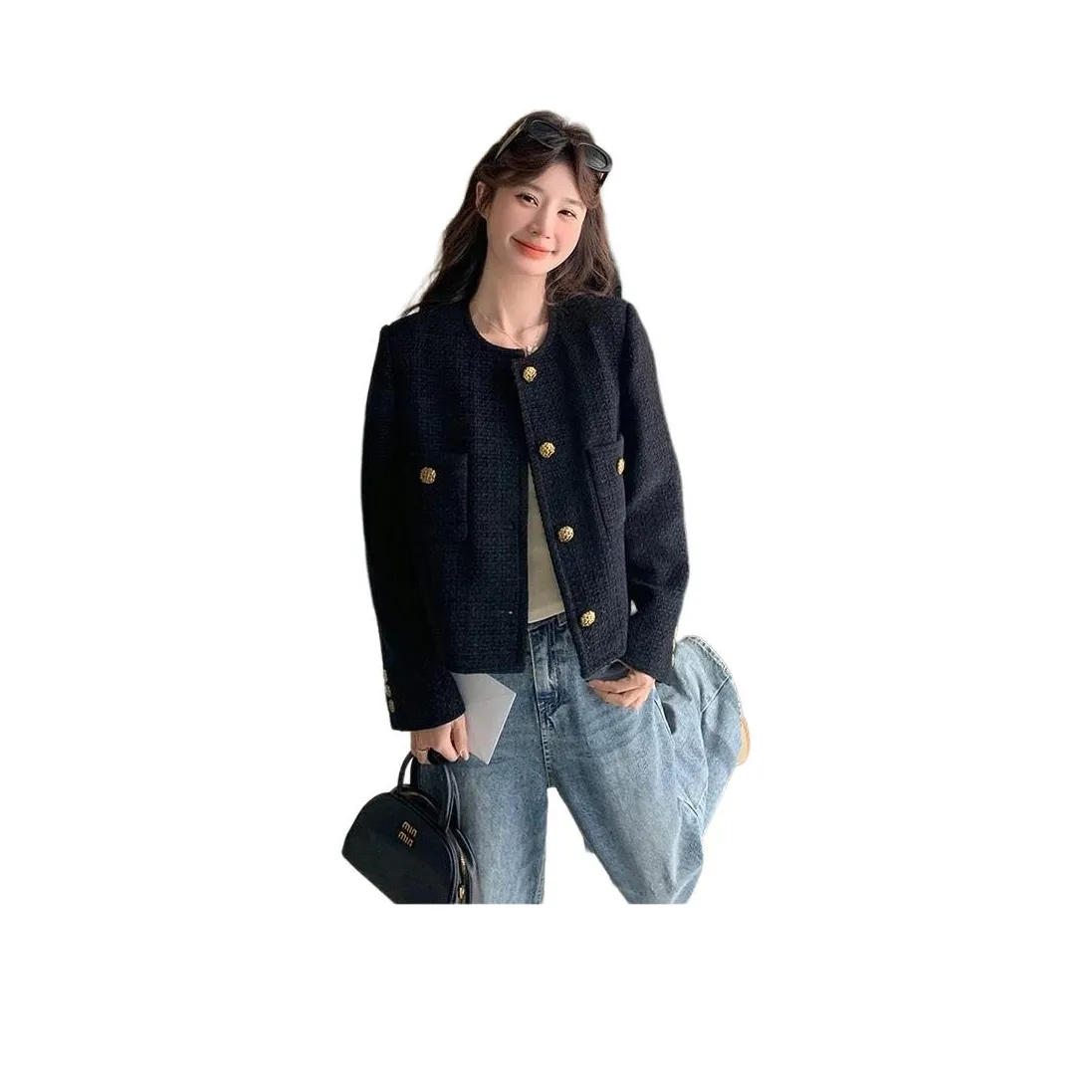 GOSO Черный Женские Бархатные Куртки