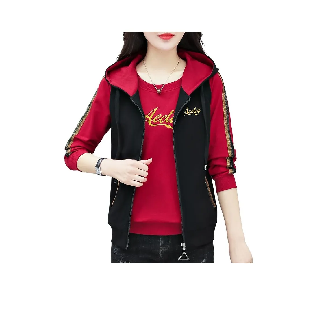 The Temptation Of The Muse С капюшоном Дизайн Кардиган Жилет Женские