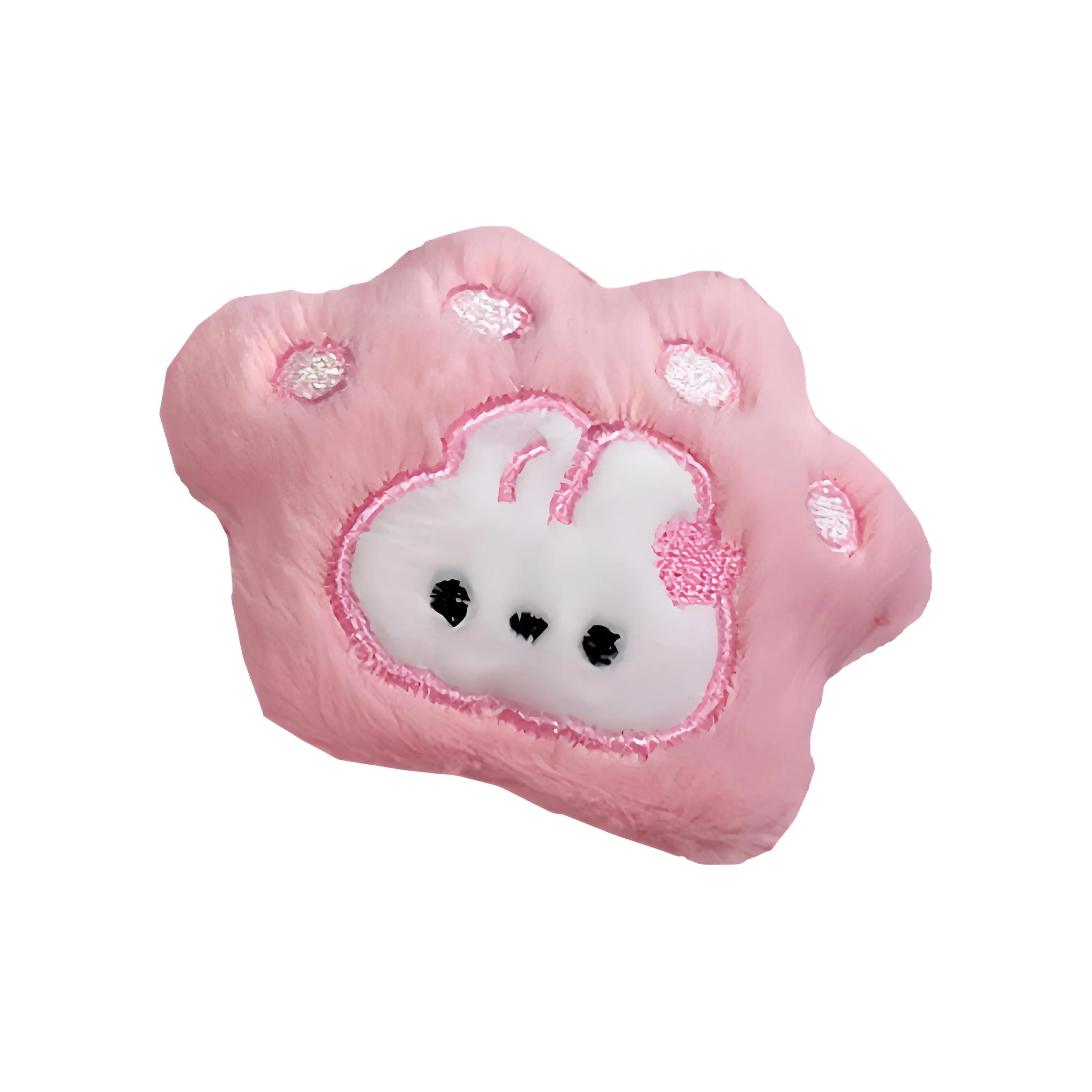 MEIGEHAI Cute Cartoon Кошачья лапа Плюшевый Стиль Подвеска 9 см Высота