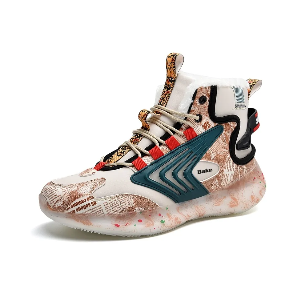 Bake Термический Амортизация Устойчивый к износу Водонепроницаемый Противоскользящий Повседневная обувь Мужская