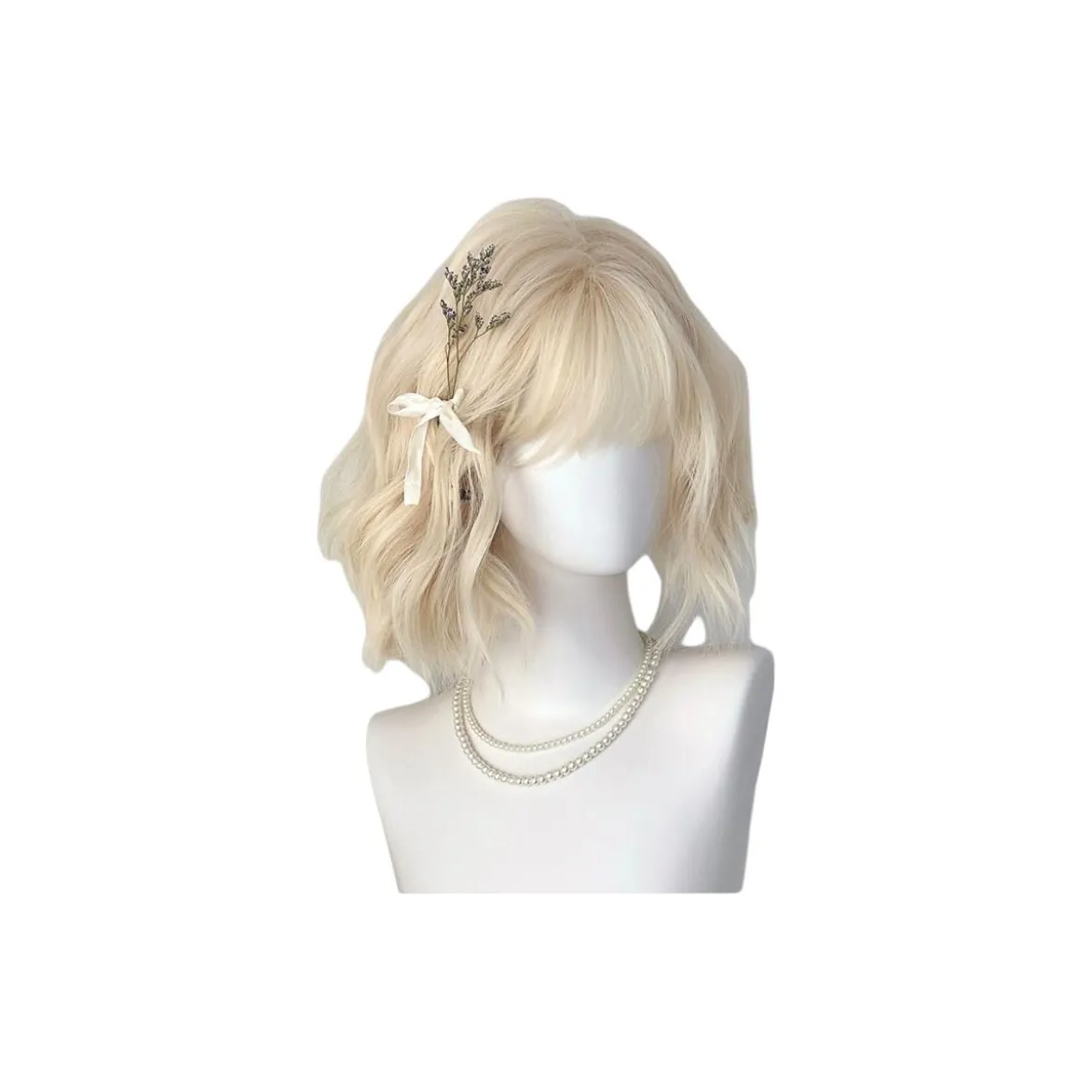 FYOSEE Лолита Короткие волосы Шерстяной завиток Женская парик Высокая температура Пряжа