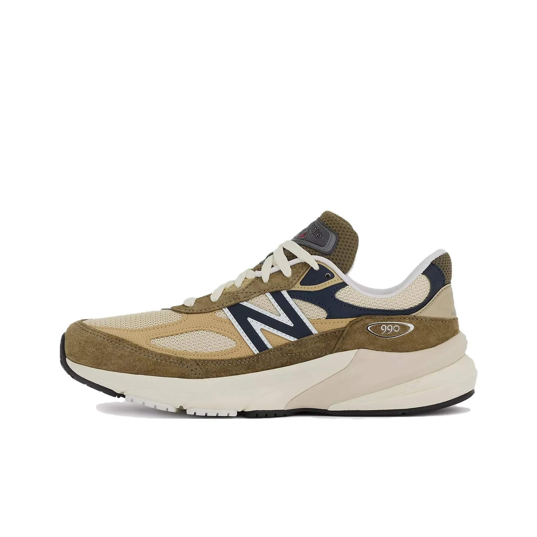 New Balance NB 990 V6 Rebound Беговые кроссовки Унисекс Коричневый Синий