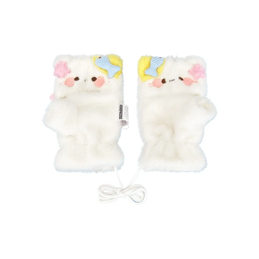 SLEEPYWALK Полиэстер Трикотаж Перчатки Женские