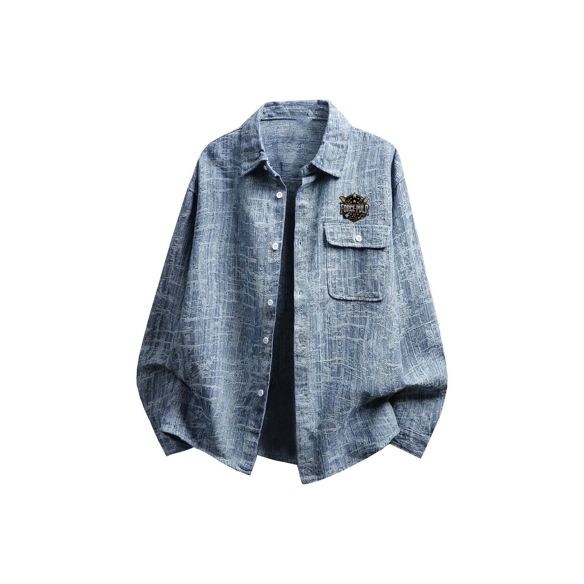 FORCEPULR Светло-синие унисекс куртки