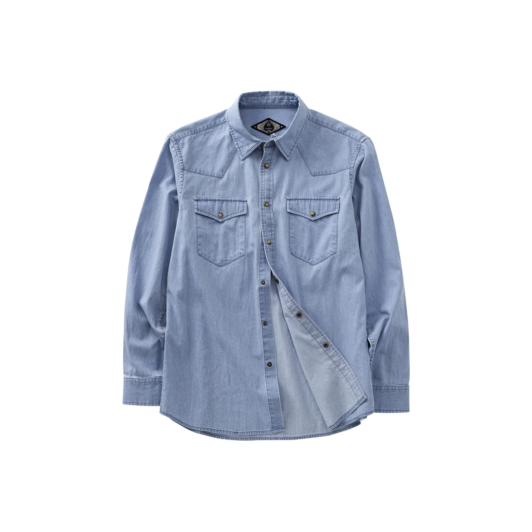 SOARIN YUPPIE Туманный синий Мужские рубашки