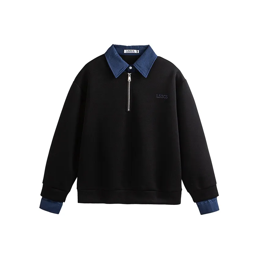 GUYANLIEHUO Поло Свитшот Мужской