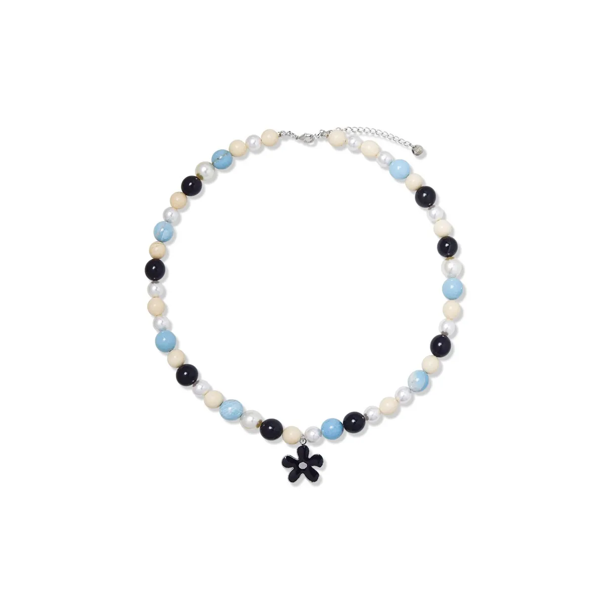 AWE Титановая сталь Жемчужная раковина Ожерелье Бусины Аксессуары Цвет Утонченный Премиум Feel Цепочка для свитера Женские