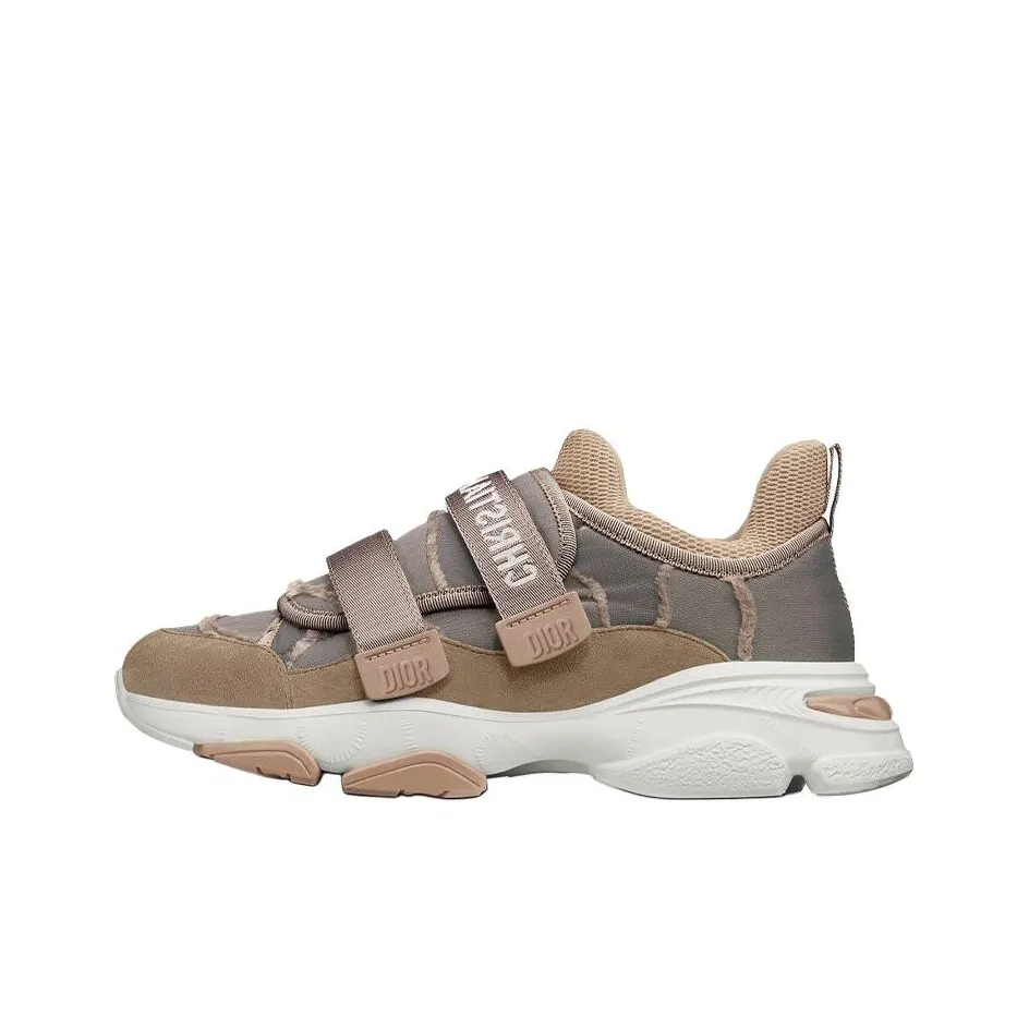 DIOR D Wander Casual Shoes Women's Low Top Gray/Brown