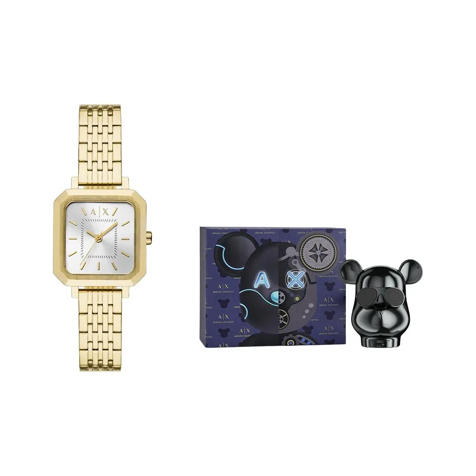 ARMANI EXCHANGEAE Кварцевый механизм серебристый циферблат женские часы