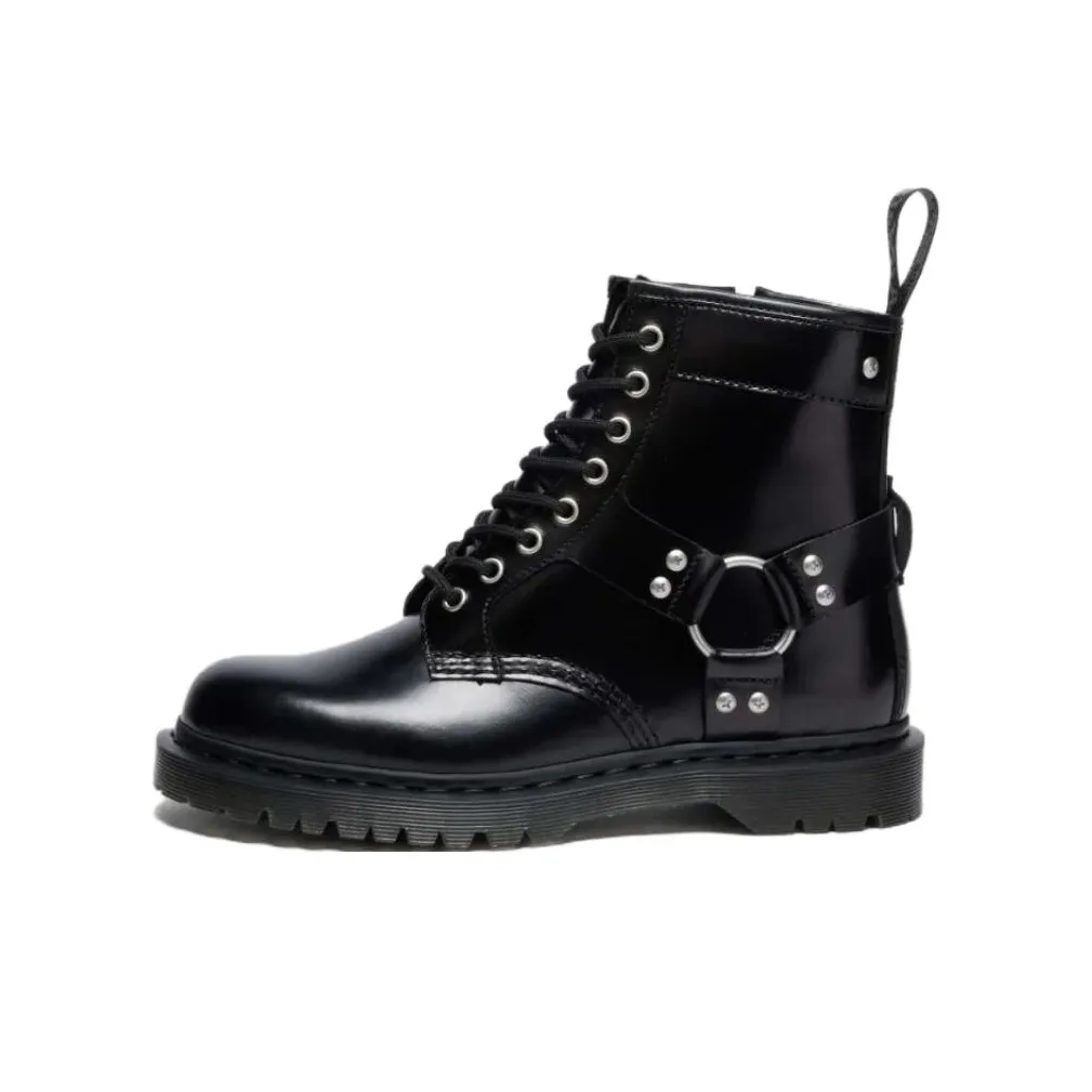 Dr.Martens 1460 Harness Short Martin Boot Unisex Black Dr.Martens 1460 Harness Короткий Мартин Ботинок Унисекс Черный