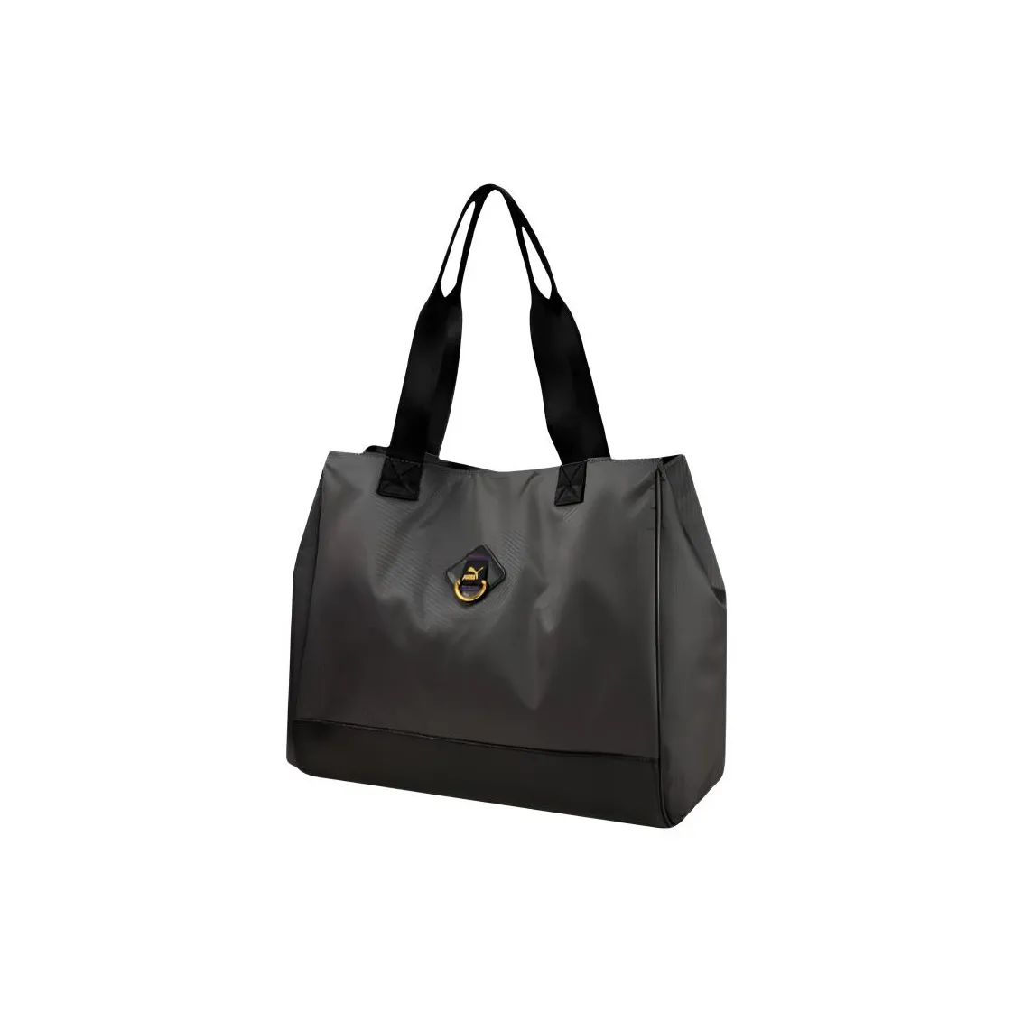 PUMA Ткань с кожаными вставками сумка-тоут сумка для покупок сумка сумка через плечо обычная женская черная пэчворк