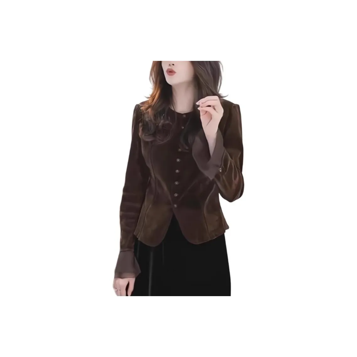 LADYXIEXIE Кофе Женские Рубашки