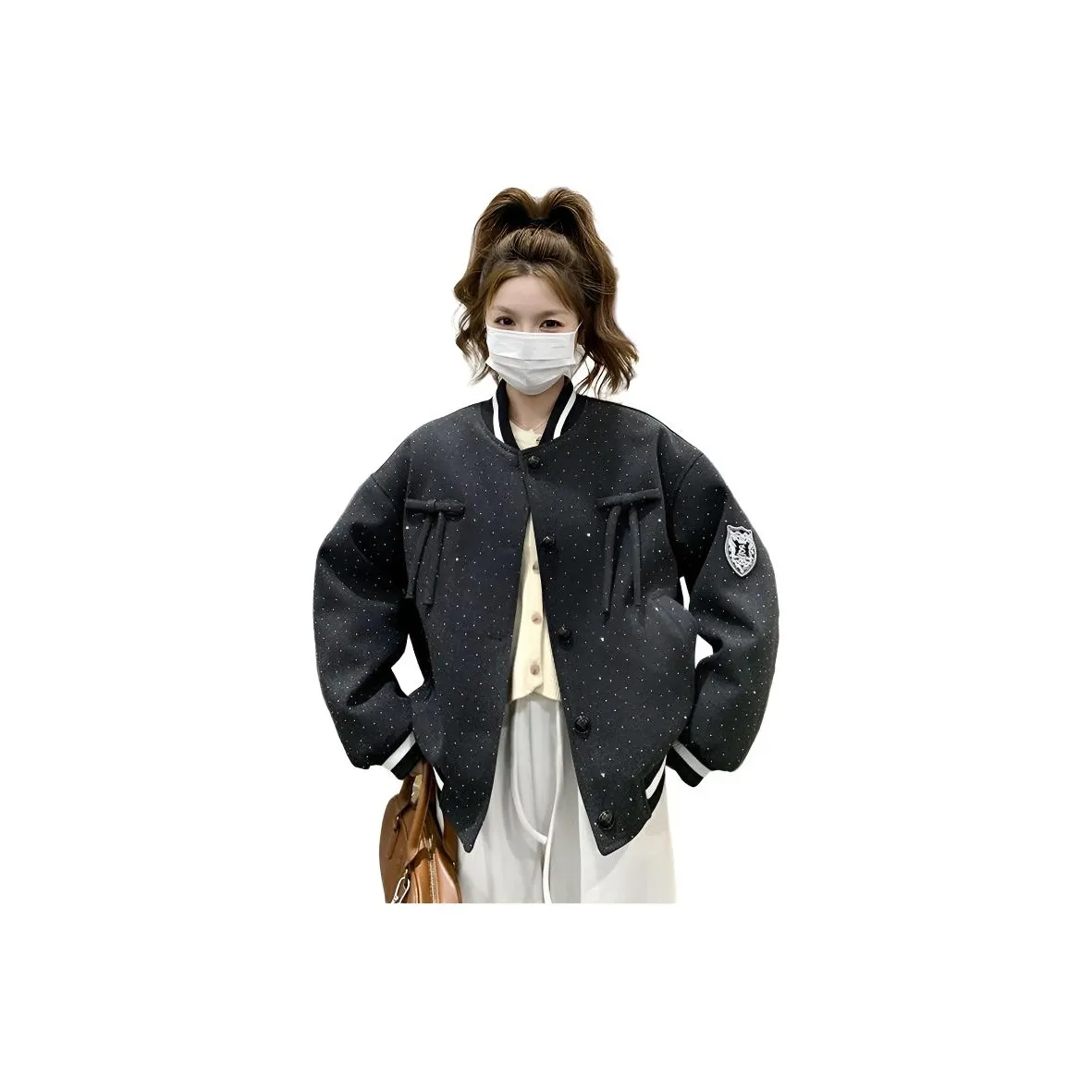 OURUOKE Бейсбольная куртка Женская