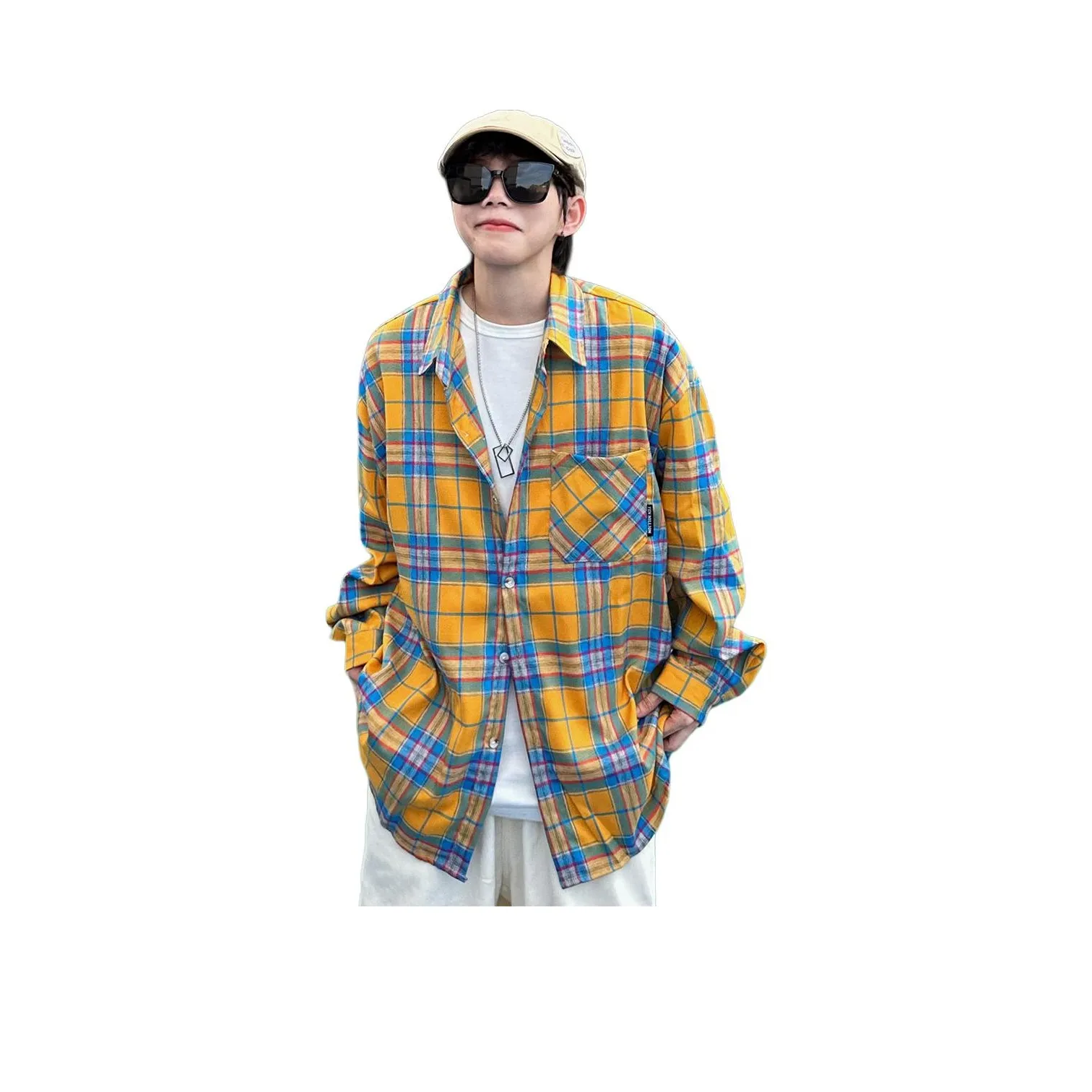 SOUL WORKER Желтая Унисекс Рубашка