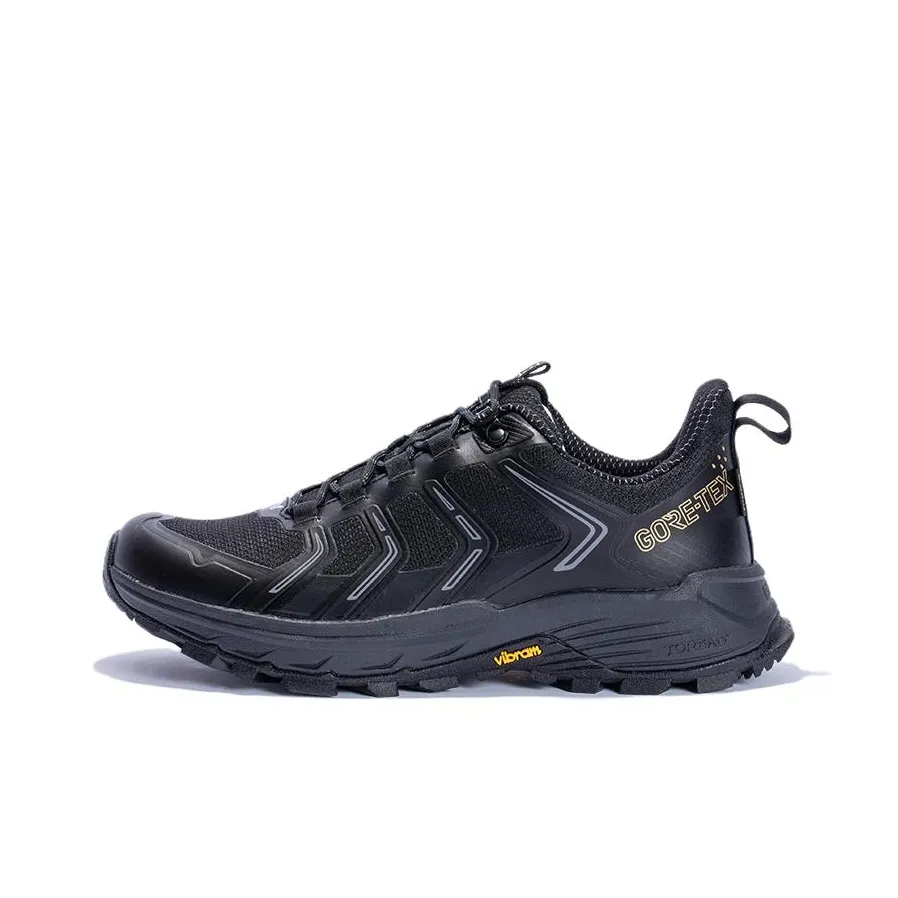 TOREAD Амортизаторы Shock Slip-resistant Abrasion-resistant Низкий топ Походная обувь Мужская Черный