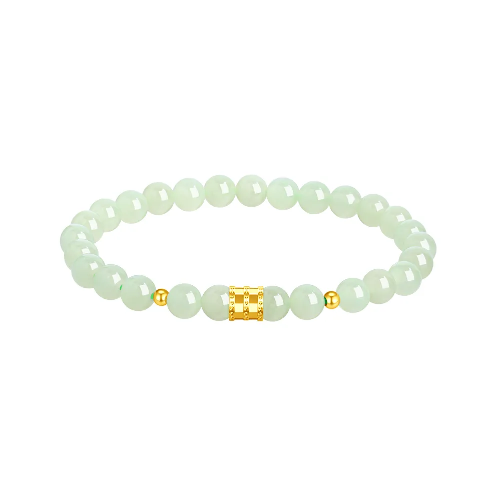 Lao Feng Xiang Hetian Jade Bracelets Women's