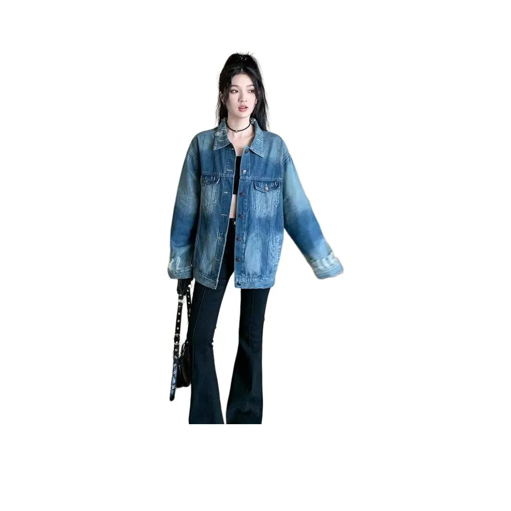 9c Collective Denim Jacket Women's
