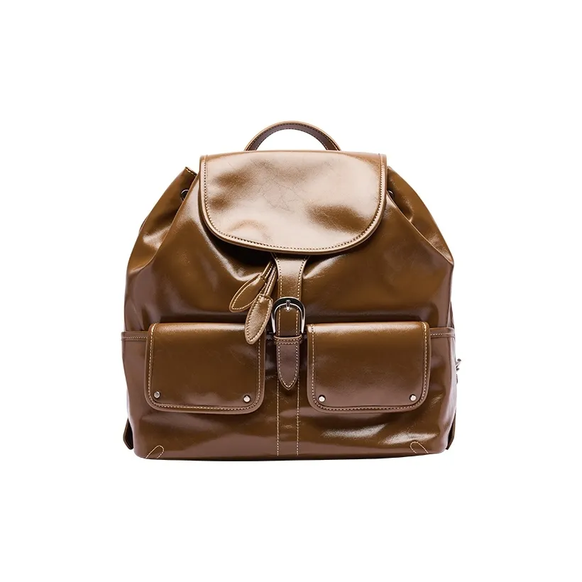URBAN REVIVO Рюкзак из искусственной кожи женский коричневый