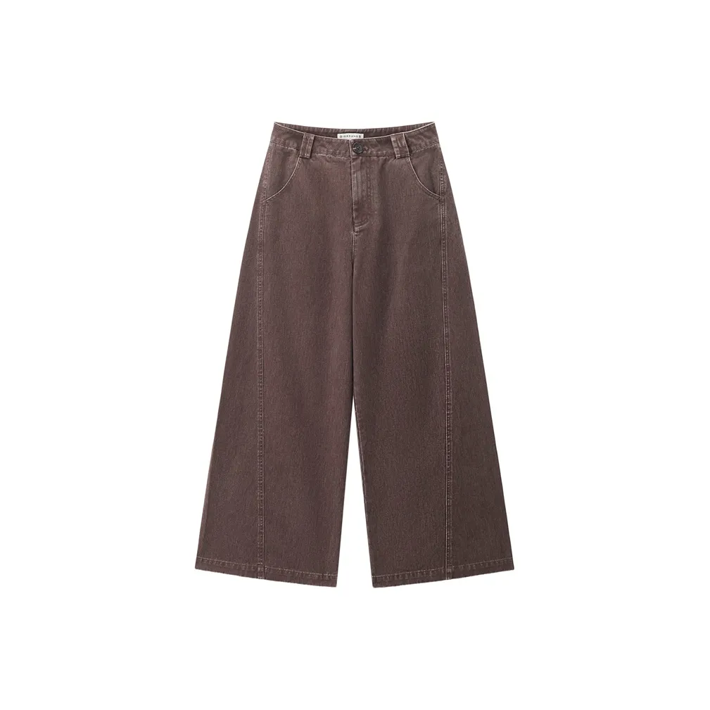 Giordano 08 Мокко Коричневый Женские Джинсы