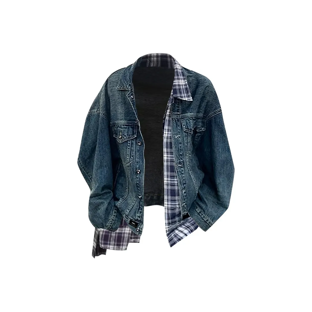 KOKO BASE Синий Унисекс Джинсовые куртки