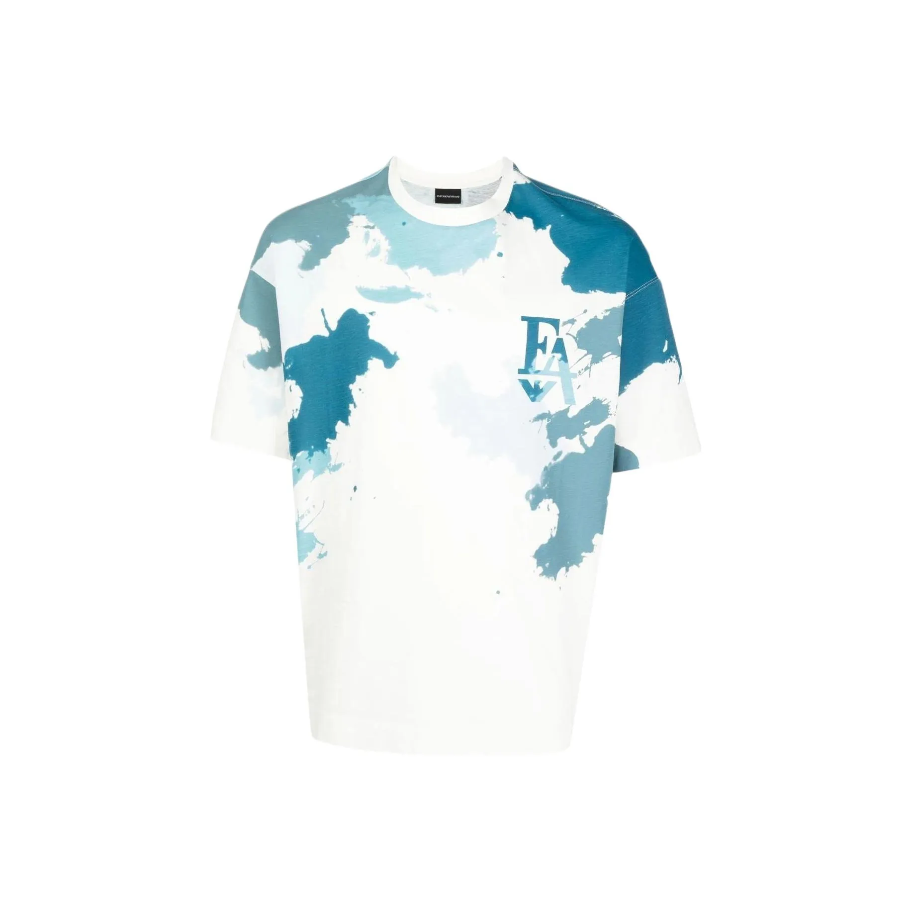 EMPORIO ARMANI Синие Мужские T-рубашки