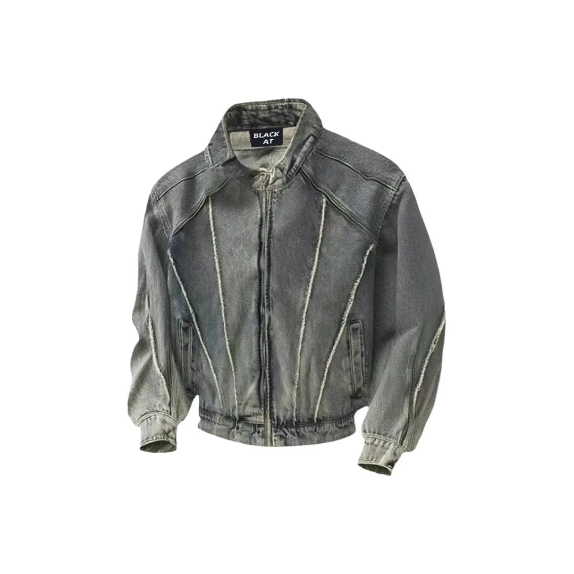 BLACK AT Синий Унисекс Куртки