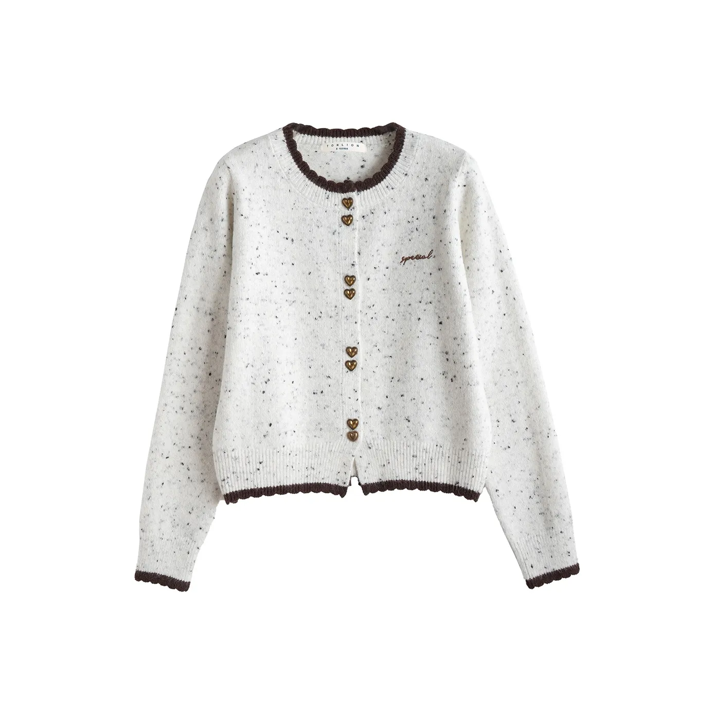 Tonlion Белый тон Женская трикотажная одежда