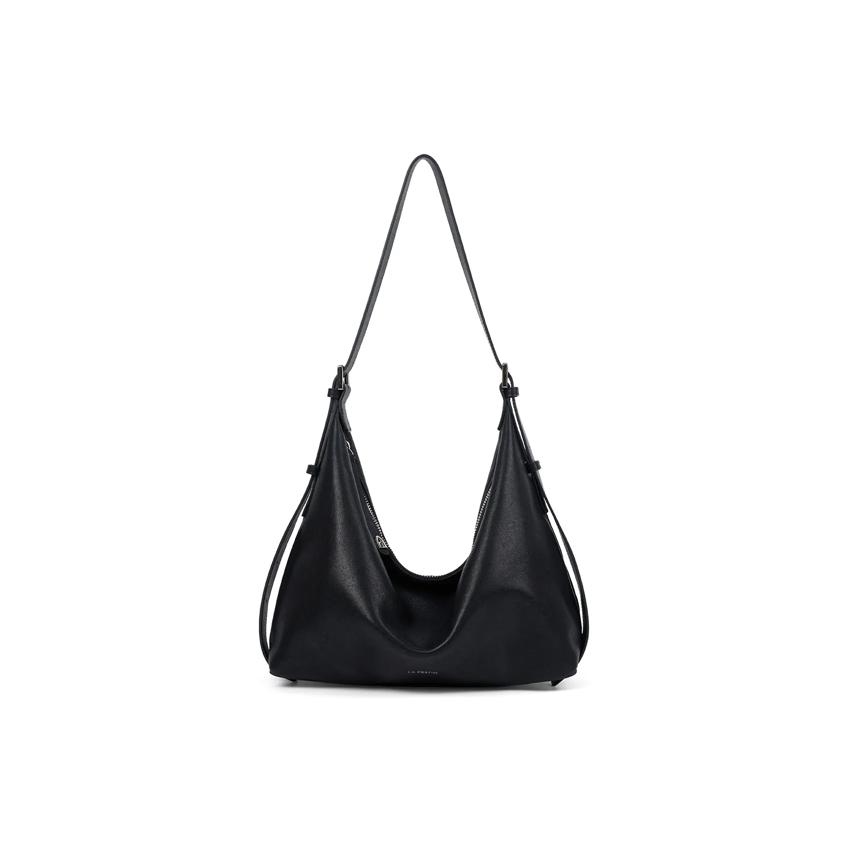 LA FESTIN Коровья кожа Сумка на плечо Большая Женская Мусс Черная