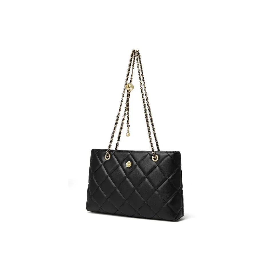 Carnival Keep Коровья кожа с синтетической кожей подмышечная сумка на плечо стандартная женская черный белый