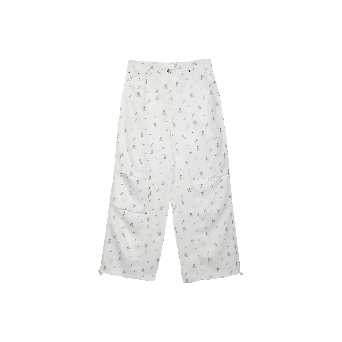 FTTHR Белый Женские Повседневные Брюки